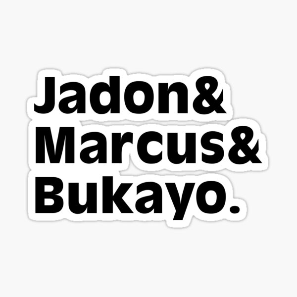 Artikel-Vorschau von Jadon und Marcus und Bukayo, designt und verkauft von kader85.