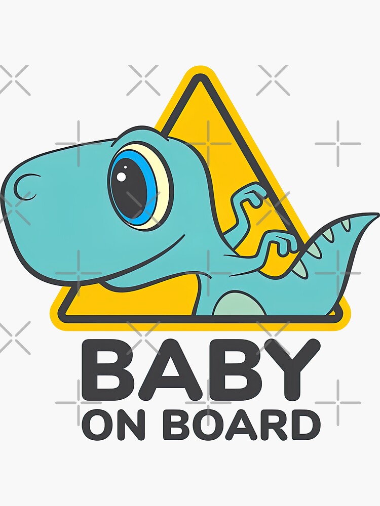 Baby Boy Bebê a Bordo Sticker