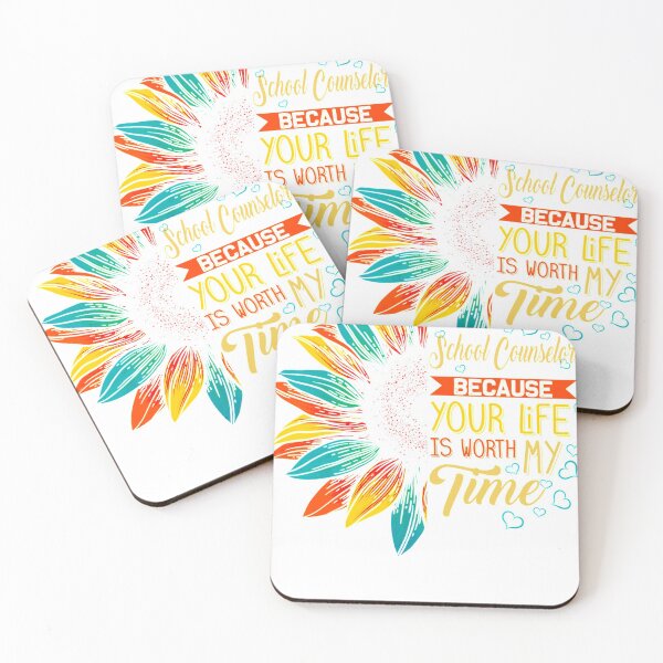 Item preview, I Became A School Counselor Because Your Life Is Worth My Time designed and sold by KatiestoreDT.