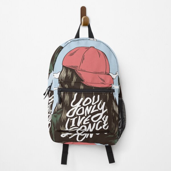 Item preview, You Only Live Once Phrase Person Hair Graphic Artwork Illustration designed and sold by Peekonet.