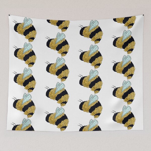 Item preview, Floral Honey Bee designed and sold by missmann.