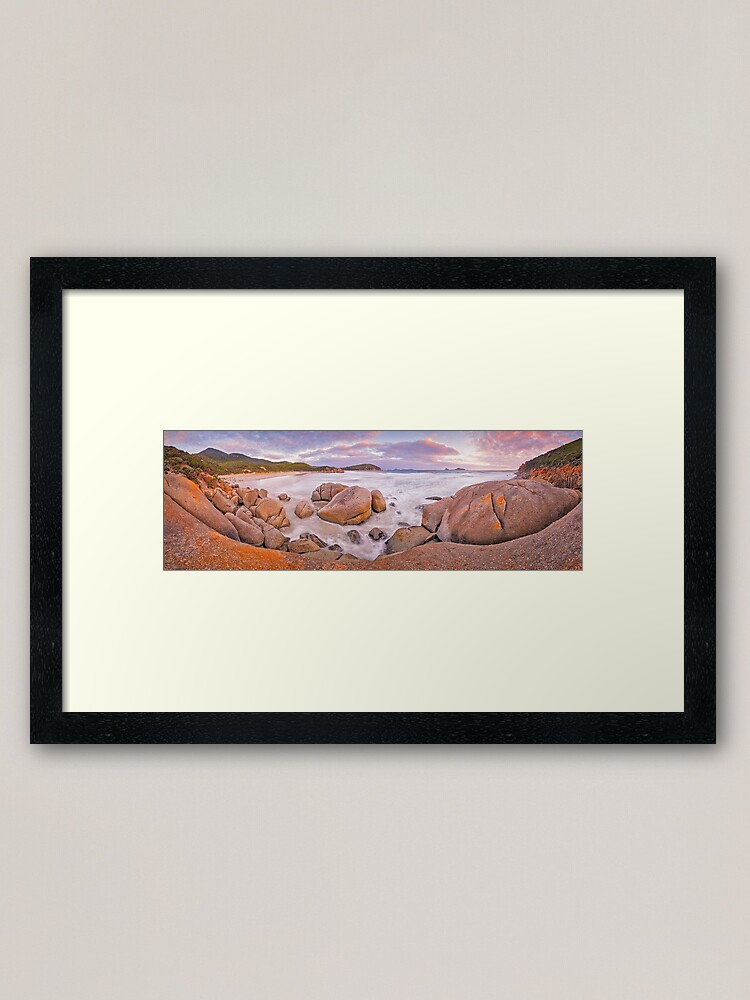 Thumbnail 1 of 7, Framed Art Print, Whisky Bay, Wilsons Promontory, Victoria, Australia designed and sold by Chockstone.