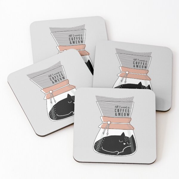 Item preview, All I need is coffee and meow designed and sold by cocoeri.