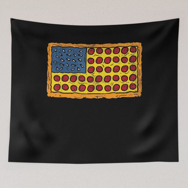 Item preview, Funny pizza us flag Pizza party designed and sold by omerherbert.