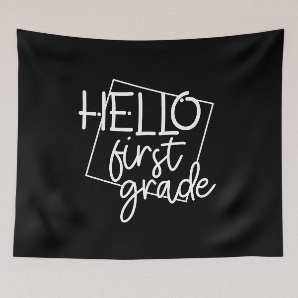 Item preview, Hello first grade  designed and sold by artsomenautte.