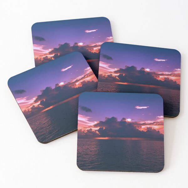 Item preview, Evening Bliss Cloudy Sky and Cool Sea - Red Skies designed and sold by cypher33.