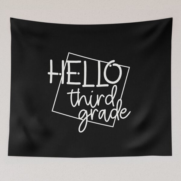 Item preview, Hello third grade  designed and sold by artsomenautte.