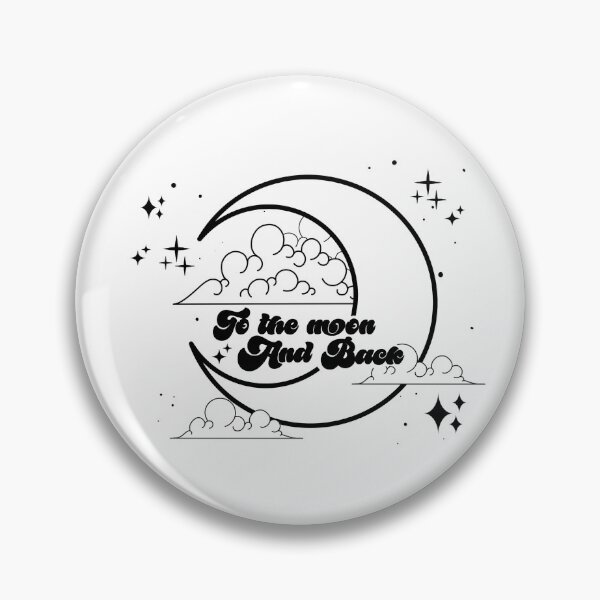 Item preview, To the Moon and Back b&w designed and sold by khalamari.