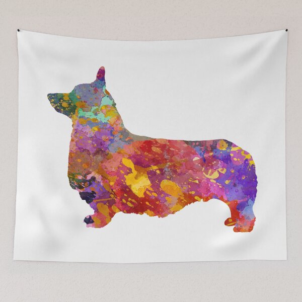 Item preview, Pembroke Welsh Corgi 01 in watercolor designed and sold by paulrommer.