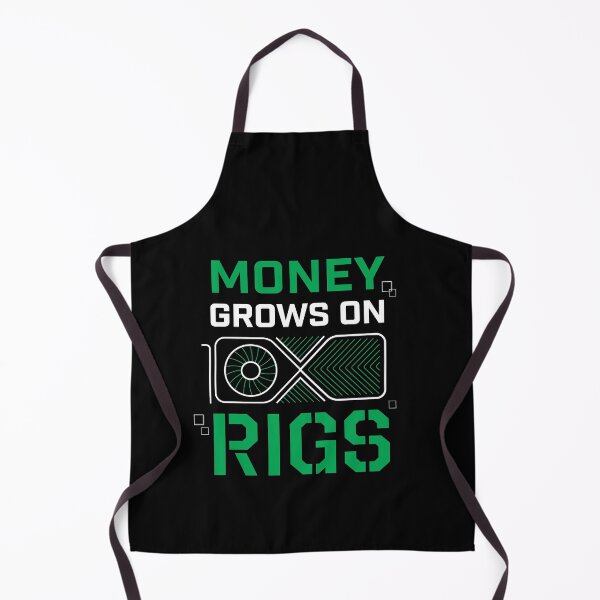 Item preview, Money grows on rigs GPU mining green designed and sold by Freewind-Studio.