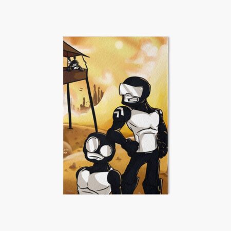 Redraw Tankmen Art Board Print