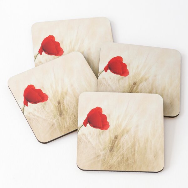 Item preview, Red flower in meadow designed and sold by RBDESIGN SHOP.