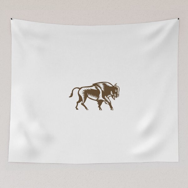 Item preview, American Bison Woodcut designed and sold by patrimonio.