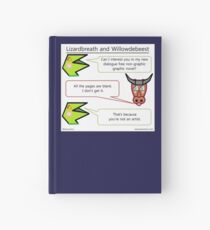 Dialogue free non-graphic graphic novel Hardcover Journal