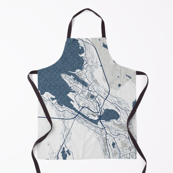 Item preview, Bergen City Map of Vestland, Norway - Coastal designed and sold by deMAP.