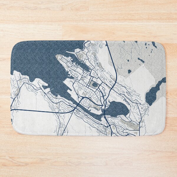 Item preview, Bergen City Map of Vestland, Norway - Coastal designed and sold by deMAP.