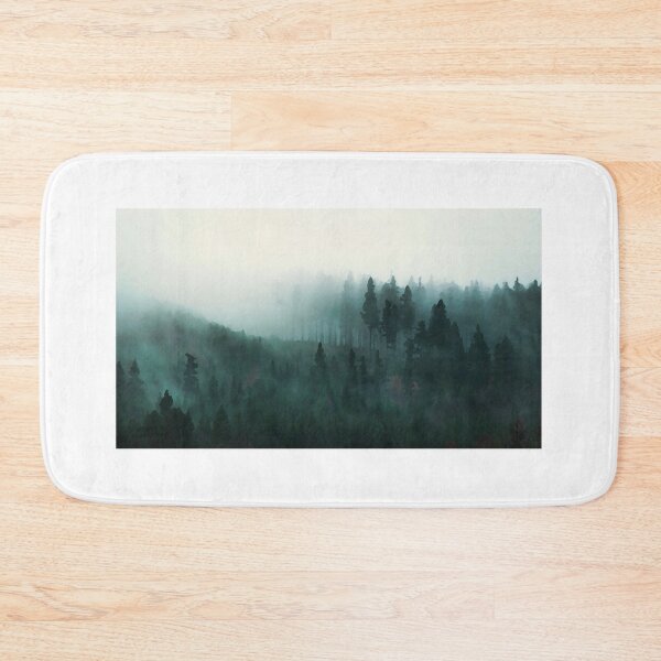 Item preview, Black and White Painting of Trees on a Foggy Day - Poland | White Sky designed and sold by cypher33.