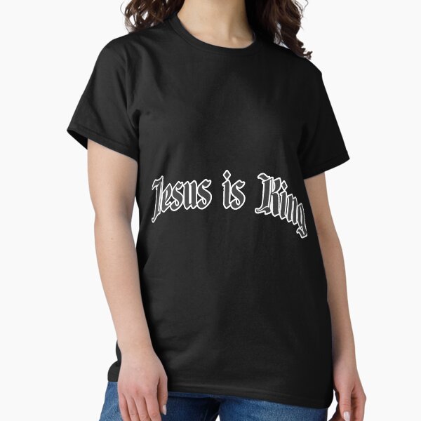 Vista previa del artículo con la obra «Jesús es el rey, divertido y divertido», diseñado y vendido por NeverLoseSF.