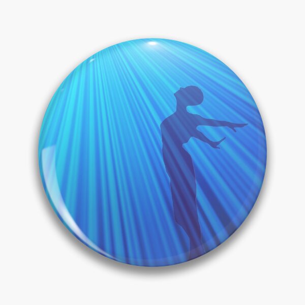 Item preview, The silhouette woman and the brightness blue ray. designed and sold by Trianglegreen.