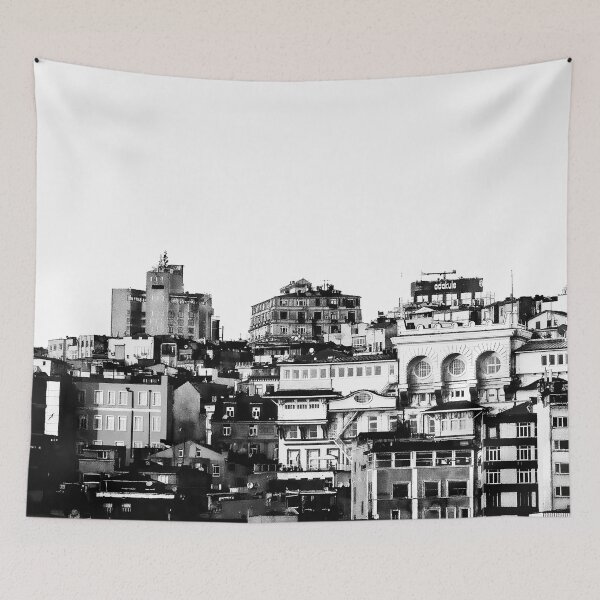 Item preview, black and white cityscape designed and sold by keithmagnaye.