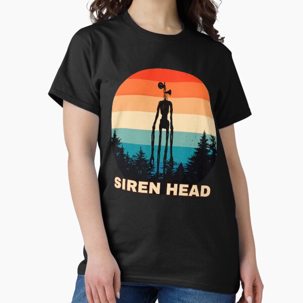 Vista previa del artículo con la obra «Sirena cabeza vintage puesta de sol bosque de pinos», diseñado y vendido por Nishad4.