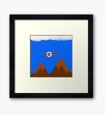 Wingnut in flight Framed Print