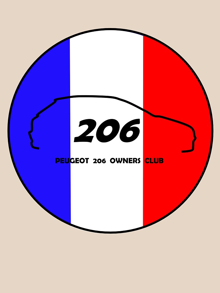 Discover Peugeot 206 Owners Club T-Shirt