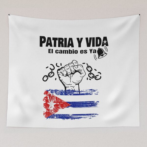 Item preview, Patria y Vida pullover, Bandera Cubana, El cambio es ya  designed and sold by omerherbert.