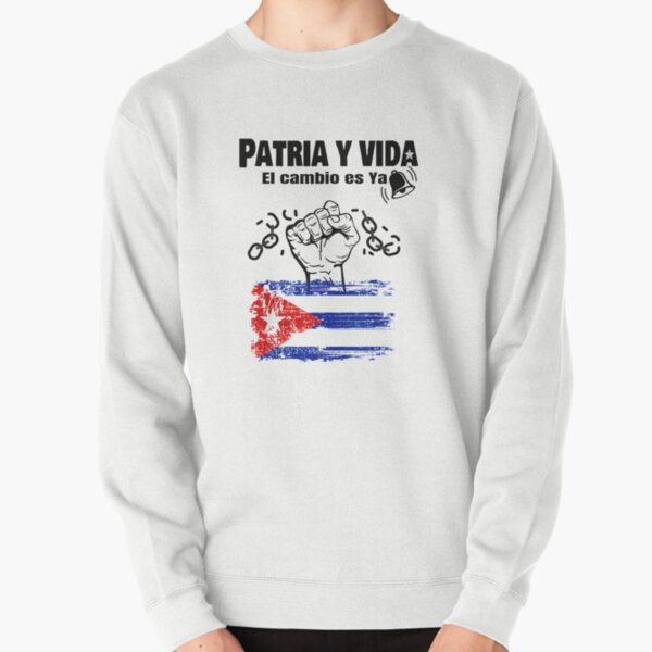 Artikel-Vorschau von Patria y Vida Pullover, Bandera Cubana, El cambio es ya, designt und verkauft von omerherbert.