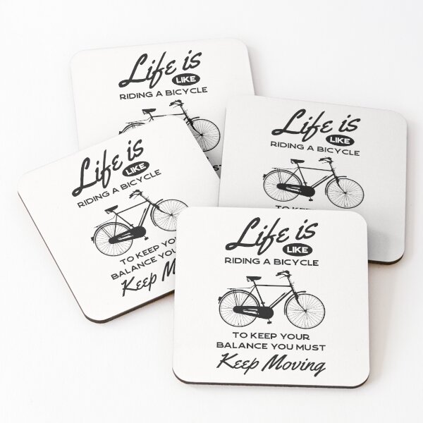 Item preview, Life Is Like Riding A Bicycle designed and sold by designandclouds.