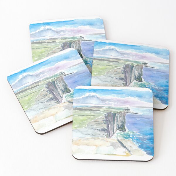 Item preview, Inishmore Cliffs with Dun Aonghasa Fort Aran Islands Ireland designed and sold by artshop77.