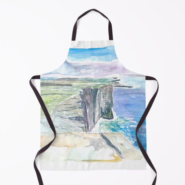 Item preview, Inishmore Cliffs with Dun Aonghasa Fort Aran Islands Ireland designed and sold by artshop77.