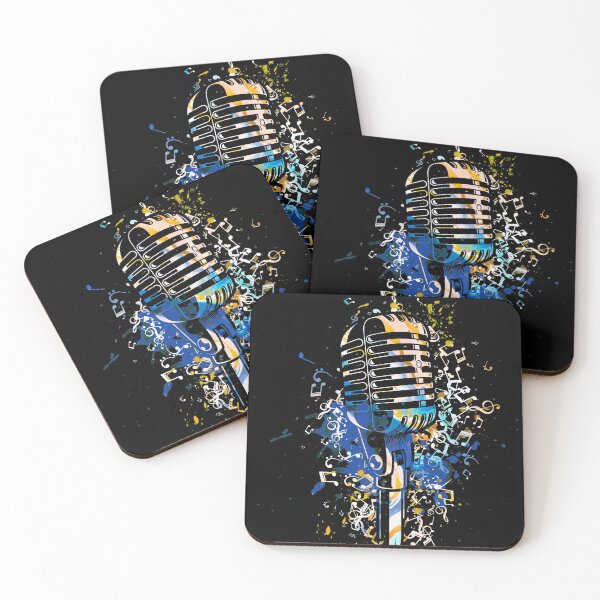Item preview, Microphone Music Karaoke Singing Art Design Speaker Microphone designed and sold by NomYen ..