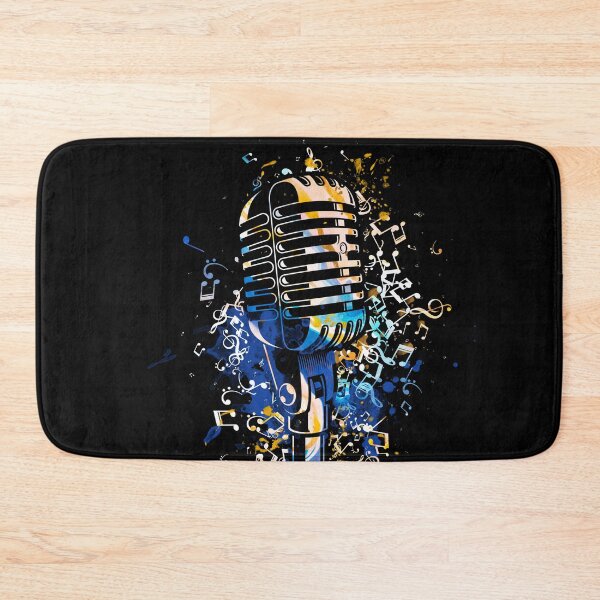 Item preview, Microphone Music Karaoke Singing Art Design Speaker Microphone designed and sold by NomYen ..