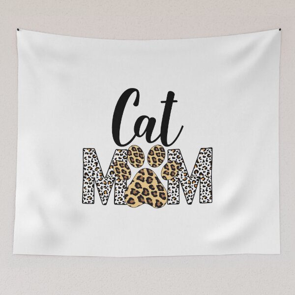 Item preview, Leopard Print Cat Mom designed and sold by Jewelspride.