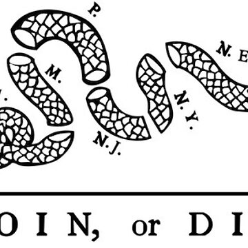 Artwork thumbnail, Join or Die, Small Version (see profile for large), United States Military by AnnabelsBelongs