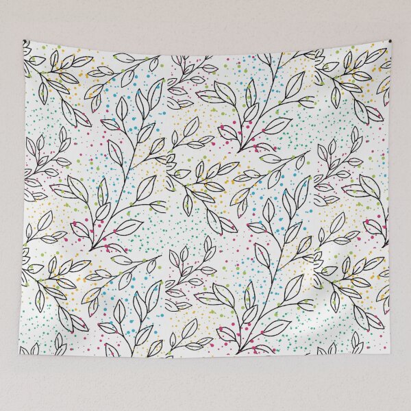 Item preview, "abstract minimal bohemian floral illustration" designed and sold by tudoo.