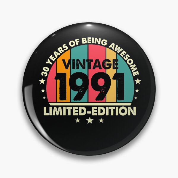 Item preview, Retro Vintage 1991 30 Year Old 30th Birthday Gift Him Her  designed and sold by omerherbert.