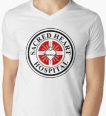 Sacred Heart Hospital Men's V-Neck T-Shirt