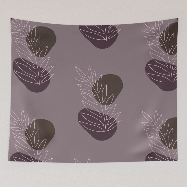 Item preview, abstract minimal bohemian floral illustration designed and sold by tudoo.