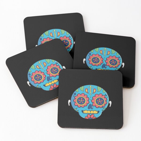 Item preview, Sugar skull with air pods designed and sold by GladizArt.