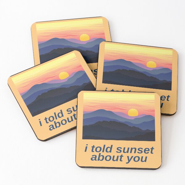 Item preview, I Told Sunset About You designed and sold by mirzadesign.