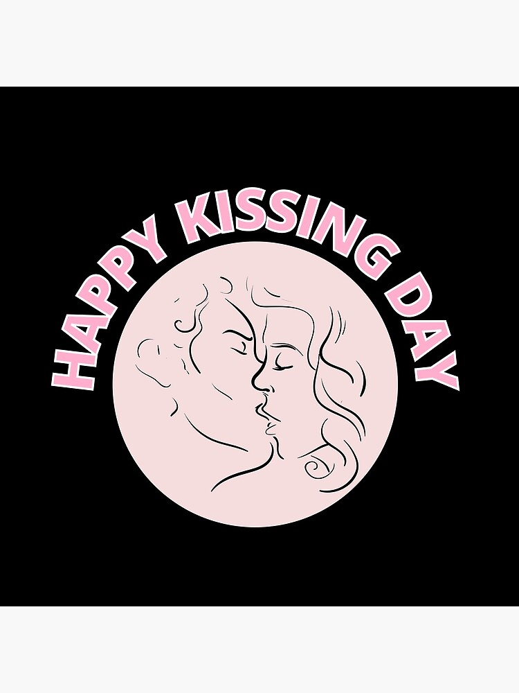 Disover Happy Kissing Day Premium Matte Vertical Poster