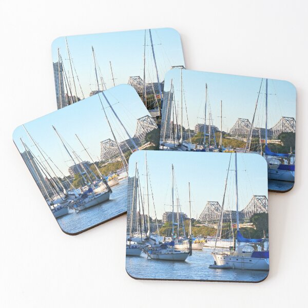 Item preview, Yachts and Story Bridge, Brisbane, Queensland, Australia designed and sold by FranWest.