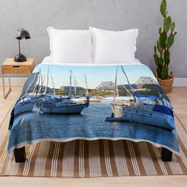 Item preview, Yachts and Story Bridge, Brisbane, Queensland, Australia designed and sold by FranWest.