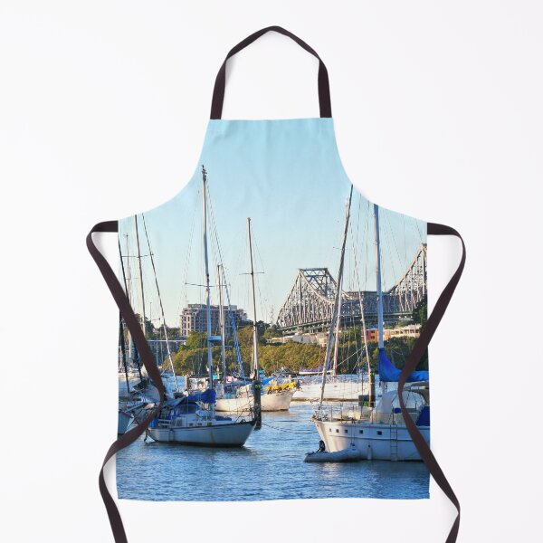 Item preview, Yachts and Story Bridge, Brisbane, Queensland, Australia designed and sold by FranWest.