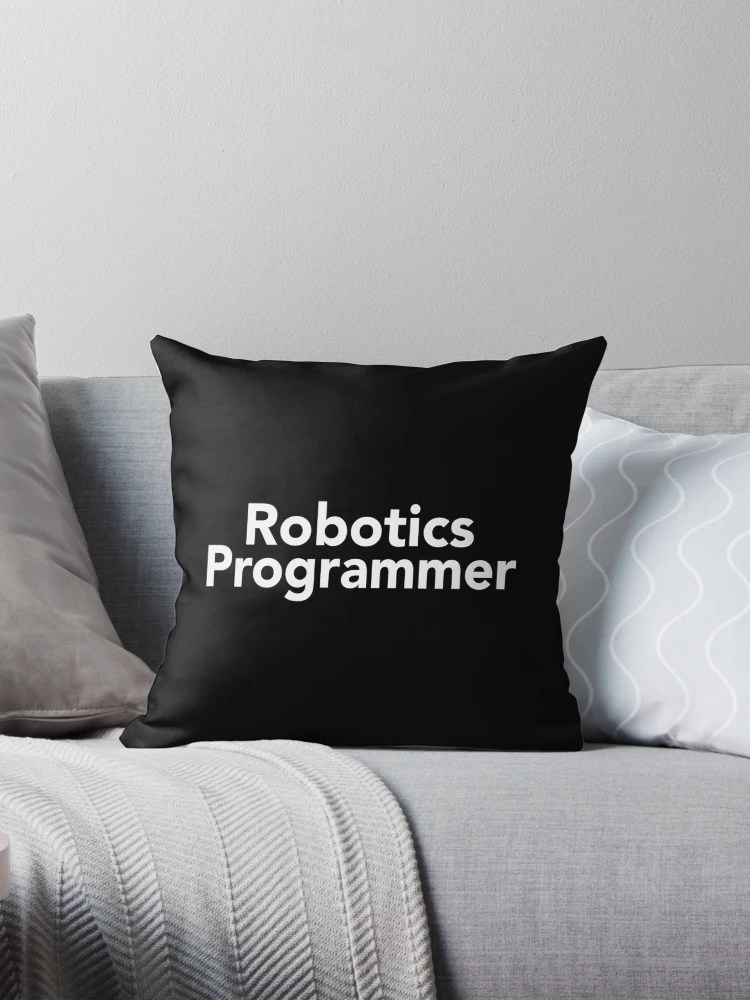 Thumbnail 1 of 4, Pillow, Robotics Programmer designed and sold by ProjectRobotics.