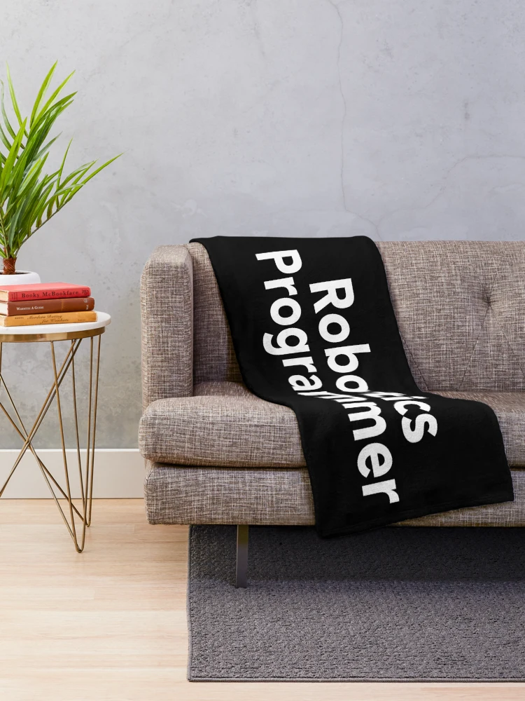 Thumbnail 2 of 6, Throw Blanket, Robotics Programmer designed and sold by ProjectRobotics.