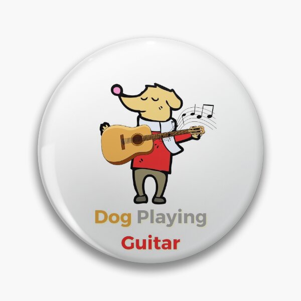Item preview, DOG PLAYING GUITAR designed and sold by Adnandar.