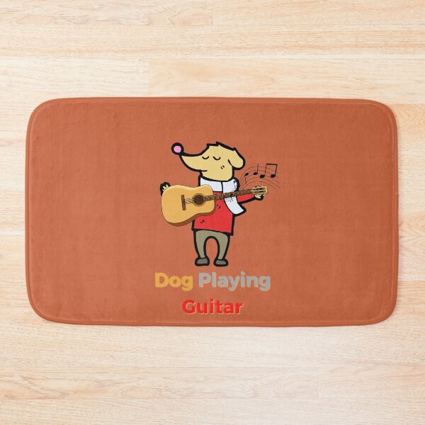 Item preview, DOG PLAYING GUITAR designed and sold by Adnandar.